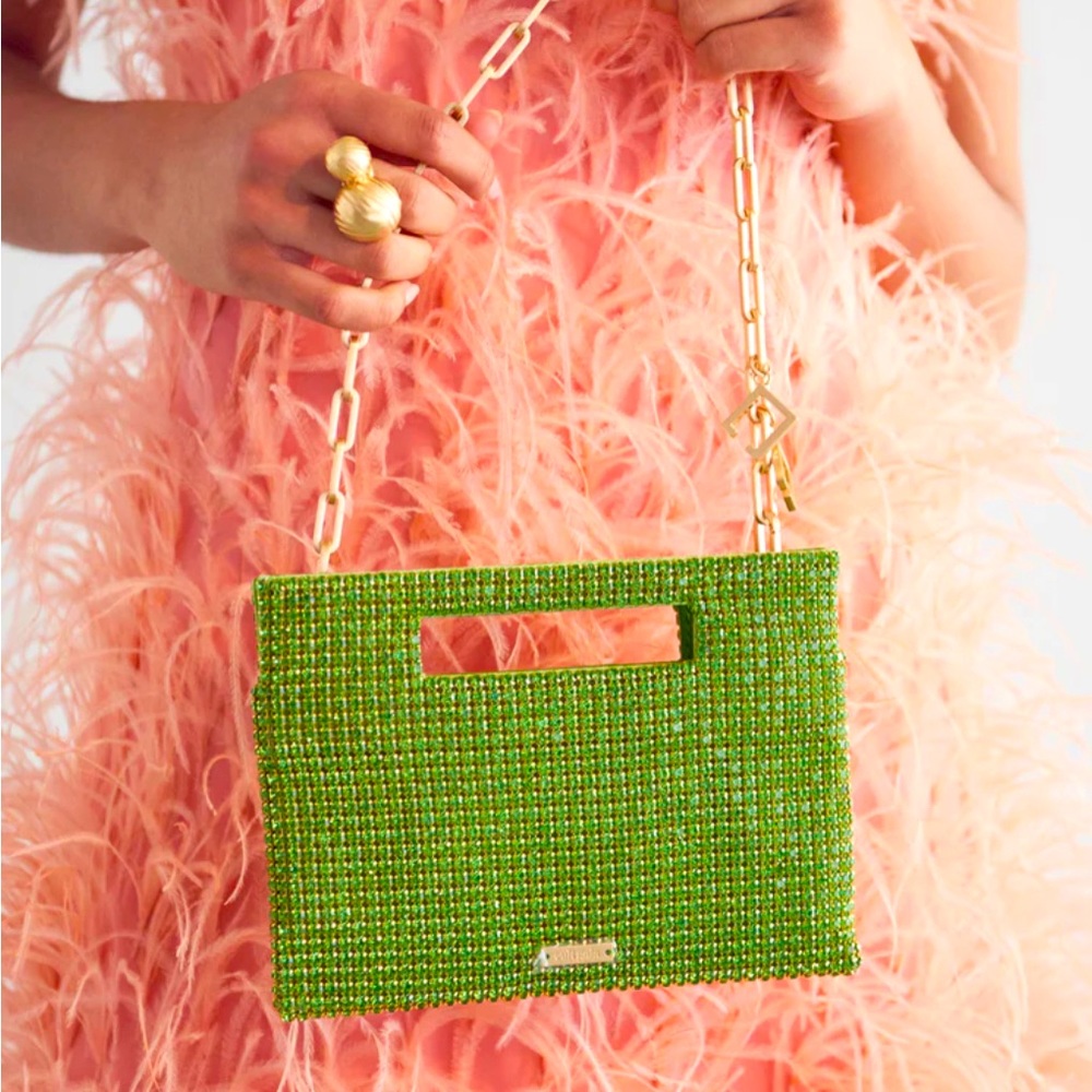 Cult Gaia Lucinda Mini Shoulder Bag in Palm green. BRAND New with Tags.